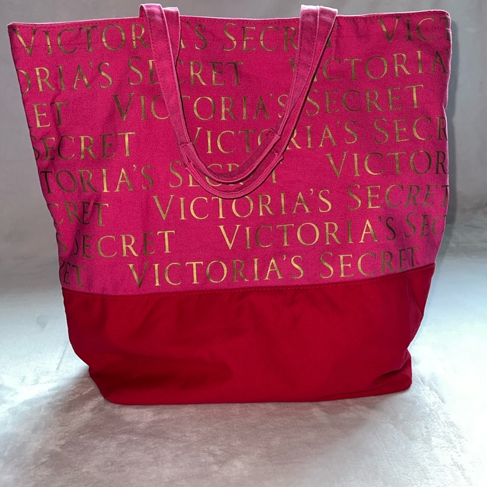 VICTORIA’S SECRET Pink, Red & Gold Tote/Bag